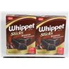 Image 1 : PAIR OF WHIPPET STICKS BROWNIE (2 X 250G)