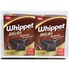 Image 1 : PAIR OF WHIPPET STICKS BROWNIE (2 X 250G)