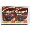 Image 1 : PAIR OF WHIPPET STICKS BROWNIE (2 X 250G)