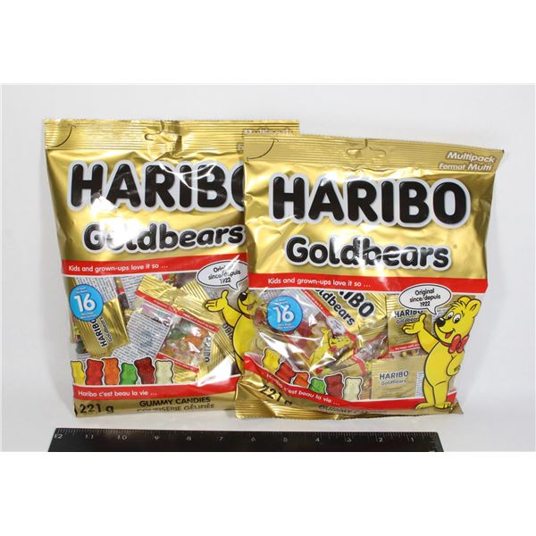 PAIR OF HARIBO GOLDBEARS (2 X 221G)