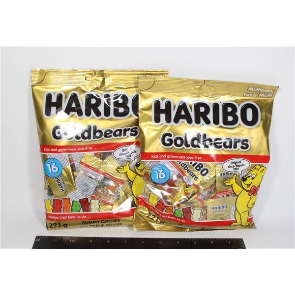 PAIR OF HARIBO GOLDBEARS (2 X 221G)