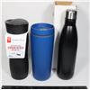 Image 1 : TWO NEW TRAVEL MUGS AND NEW WATER BOTTLE