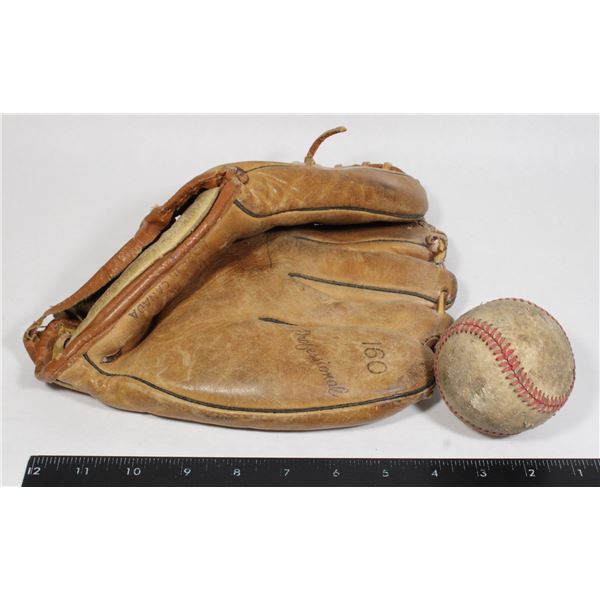 VINTAGE COOPER WEEKS LIMITED BASEBALL GLOVE