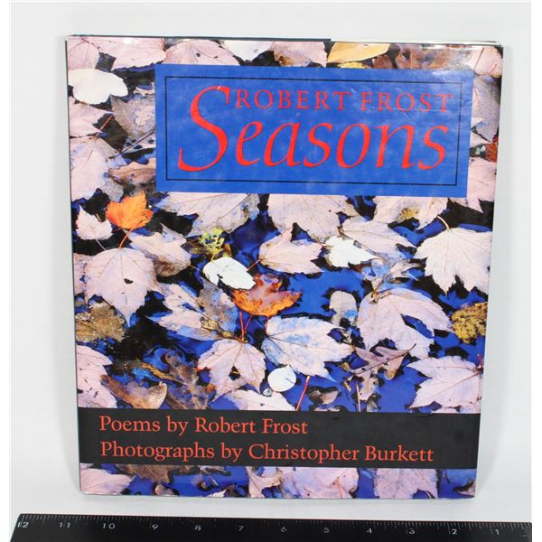 ROBERT FROST SEASONS HARDCOVER BOOK