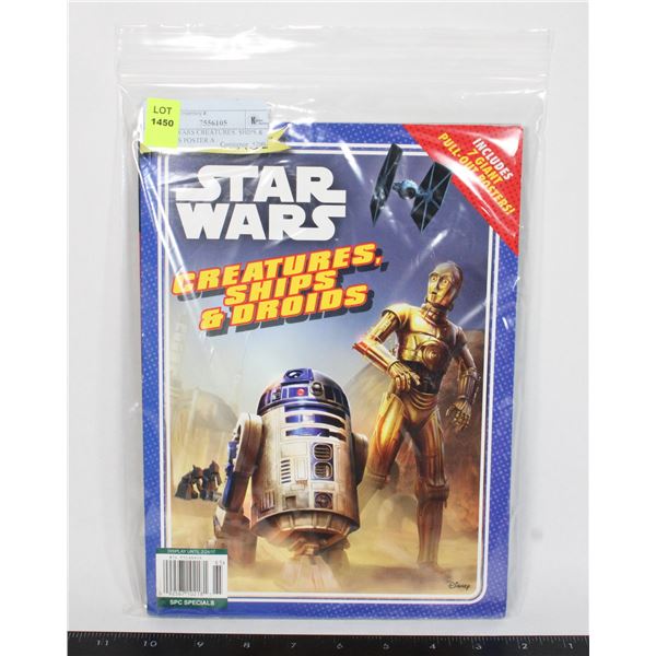 STAR WARS CREATURES, SHIPS & DROIDS POSTER A