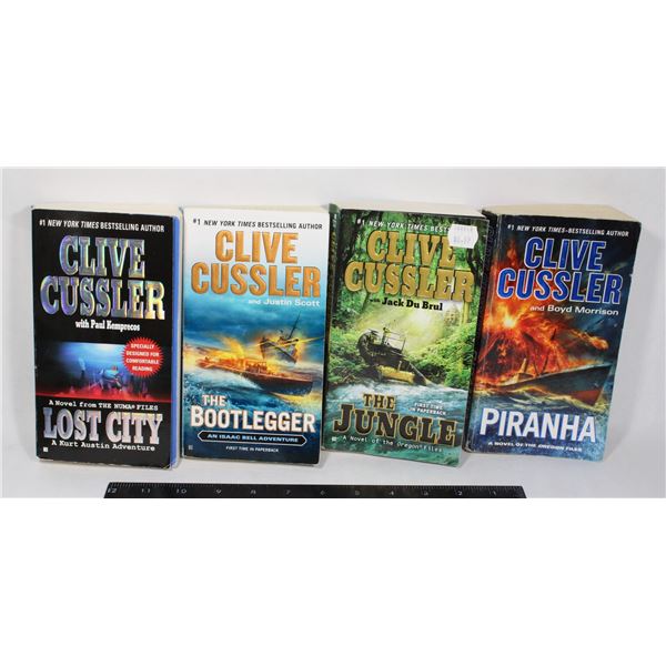 BUNDLE OF CLIVE CUSSLER NOVELS