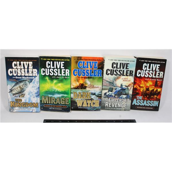 BUNDLE OF CLIVE CUSSLER NOVELS