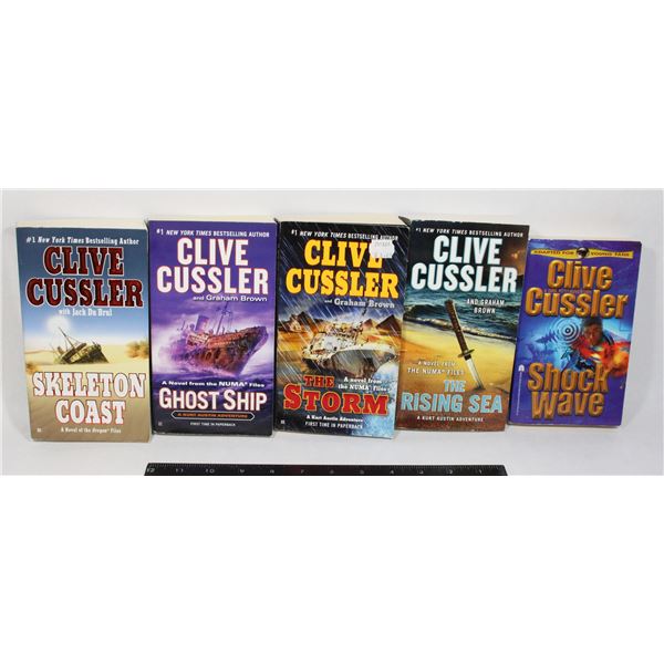 BUNDLE OF CLIVE CUSSLER NOVELS