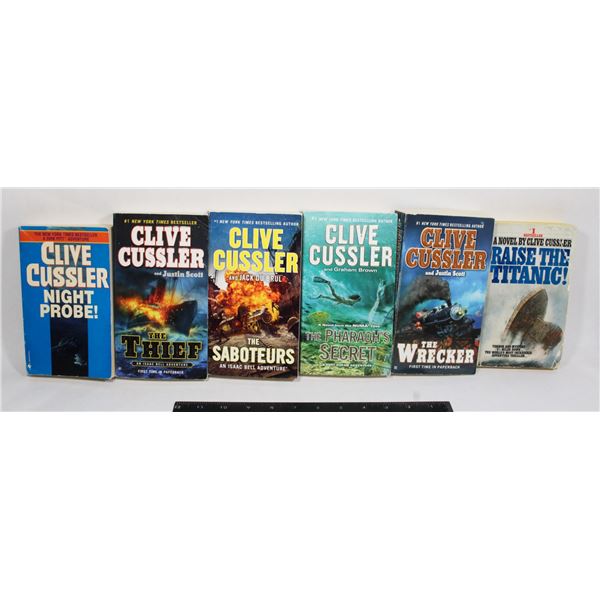 BUNDLE OF CLIVE CUSSLER NOVELS