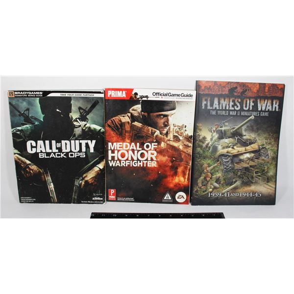 LOT OF GAMING BOOKS, FLAMES OF WAR THE WORLD WAR