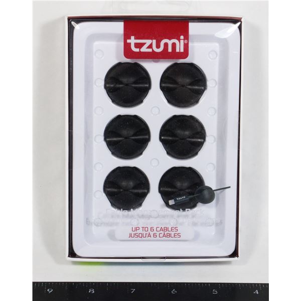 NEW 6 PC CABLE MANAGEMENT PACK