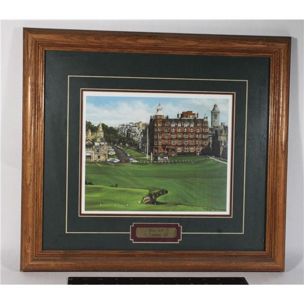 PGA GOLF FRAMED PHOTO