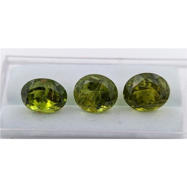 *^16.9 ct Certified Himalayan Peridot gemstone Parcel ($12,675 Appraisal)