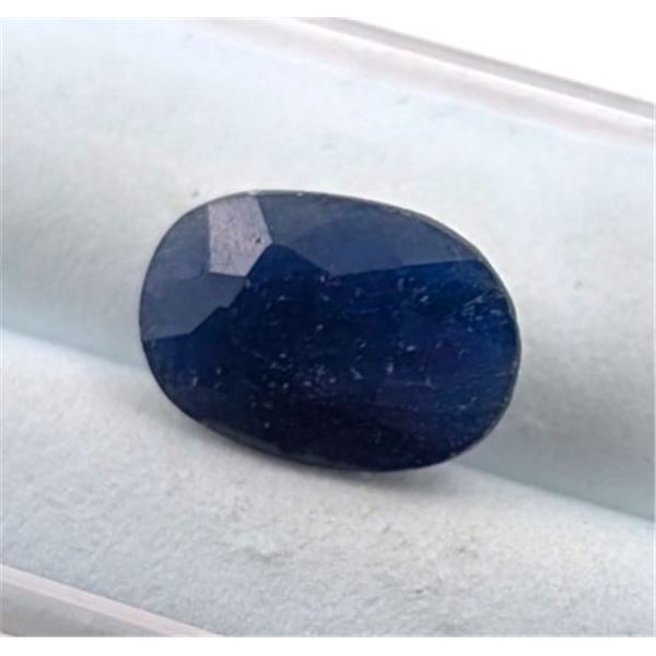 *^4.15 ct Certified Midnight Blue Sapphire gemstone Untreated ($4,980 Appraisal)