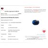 Image 3 : *^4.15 ct Certified Midnight Blue Sapphire gemstone Untreated ($4,980 Appraisal)