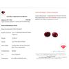 Image 3 : *^10.98 ct Certified Madagascar Ruby gemstone Pair ($21,960 Appraisal)