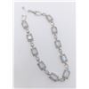 Image 1 : *^8 ct Certified Silver Moonstone gemstone Bracelet - Length 6.5" ($4,110 Appraisal)