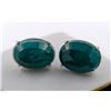 Image 2 : *^7.7 ct Certified Silver Emerald gemstone Earrings ($15,645 Appraisal)