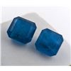 Image 2 : *^42.13 ct Certified Metallic Blue Fluorite gemstone Pair ($10,533 Appraisal)