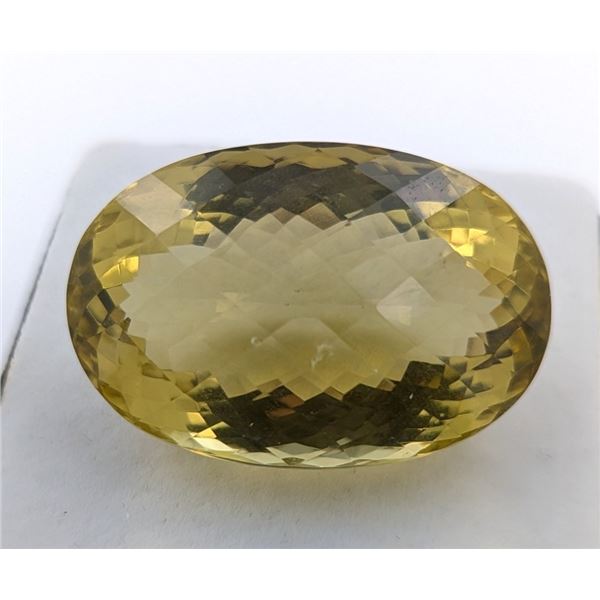 *^98.4 ct Certified Lemon Quartz gemstone ($17,250 Appraisal)