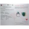 Image 3 : *^10 ct Certified Silver Emerald gemstone Ring - Size 11 ($15,607 Appraisal)