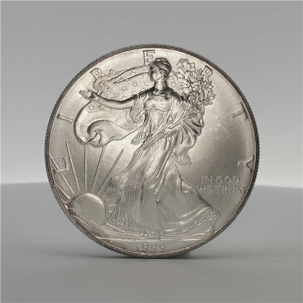 1999 American Silver Eagle One Dollar Coin