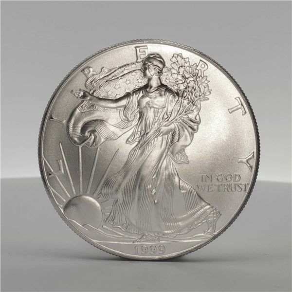 1999 American Silver Eagle One Dollar Coin