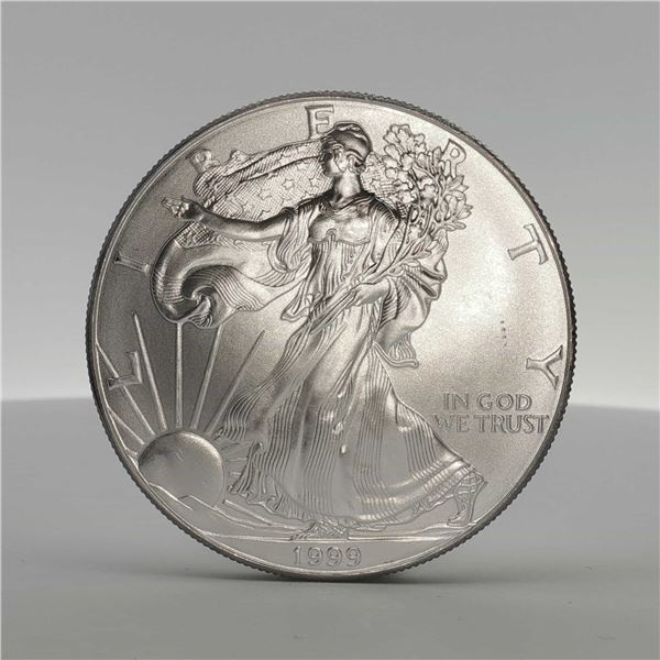 1999 American Silver Eagle One Dollar Coin