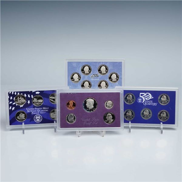 4pc 1986-2009 United States Mint Proof and State Quarters Proof Set