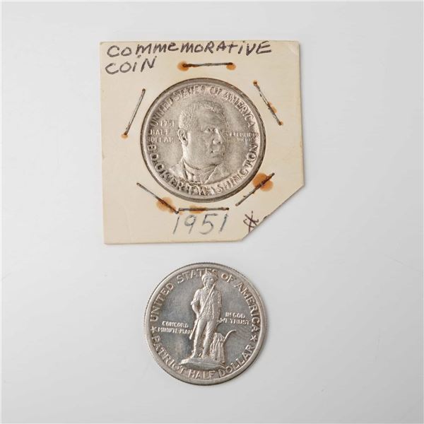 2pc 1925 & 1951 United States Commemorative Half Dollar Coins