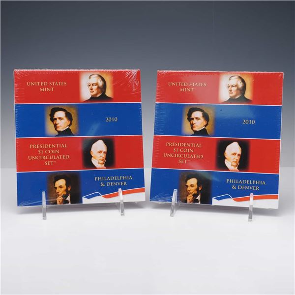 Pair of 2010-D&P Presidential Dollar Uncirculated Set