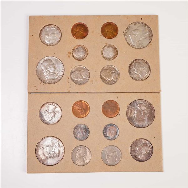 1957 U.S. Double Mint Coin Set, 20 Coins