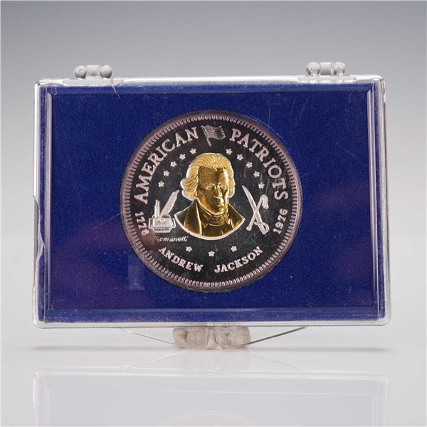1976-L Andrew Jackson American Patriots Silver and Gold Bullion