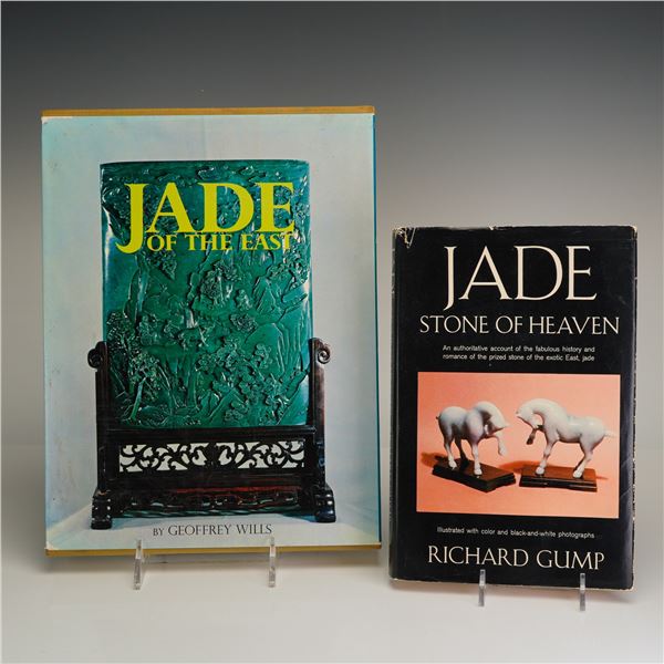 2 Books by Wills and Gump, Jade of the East and Jade: Stone of Heaven