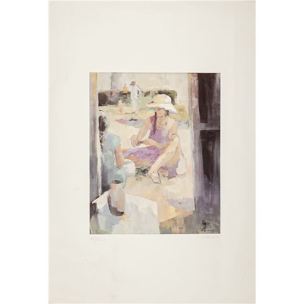 Monique Baroni, Limited Edition Lithograph on Paper, Signed & Numbered