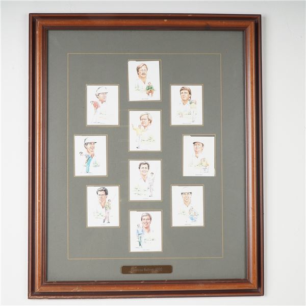 Graeme Baxter Print Set, American Golfers 1990