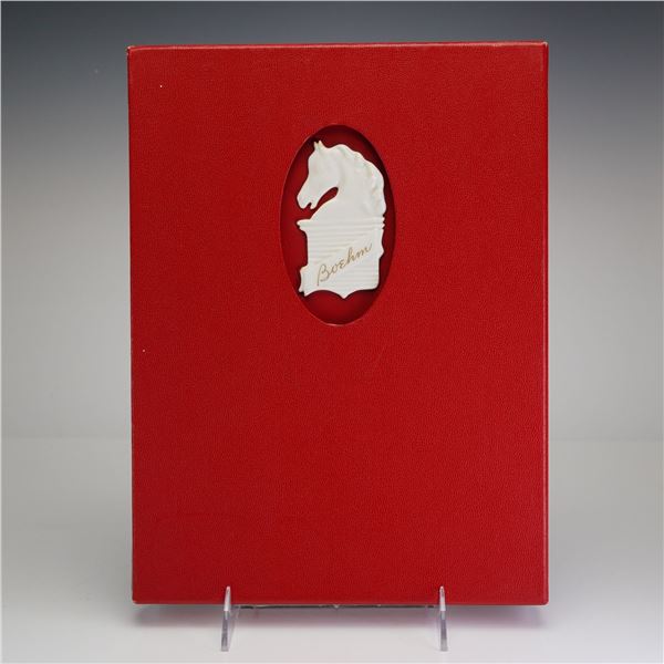 Limited Edition by Frank J. Cosentino Book, Edward Marshall Boehm, 1913-1969, Helen Boehm Signed and