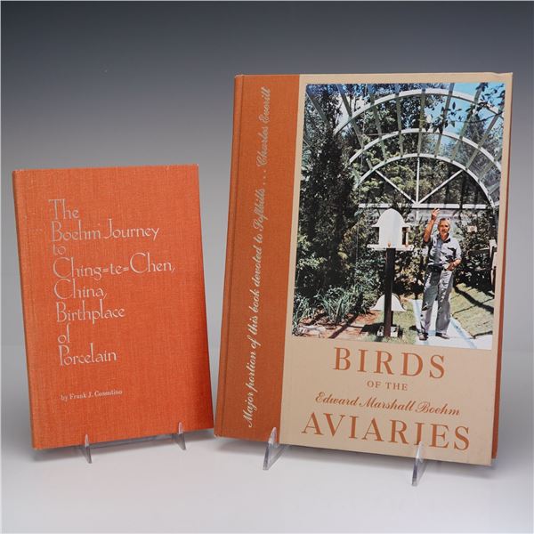2pc Books on Boehm Porcelain and Birds