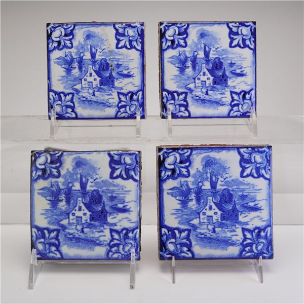 Mosaic Tile Co. Delft-inspired Seaside Cottage Faience Tiles