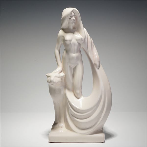 Frankoma, Nude Woman with Panther Figurine Model 568