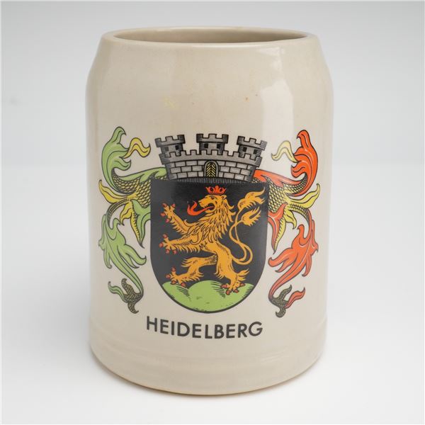 Goebel Hummel and Heidelberg Figurine and Beer Mug, Mid-20th Century
