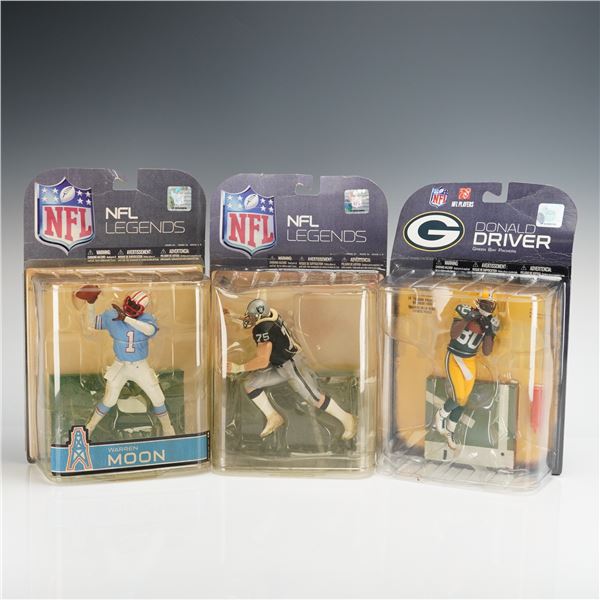 Collection of Three McFarlane NFL Legends Figurines