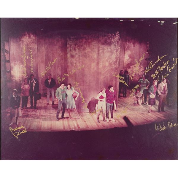 Autographed 1983 Broadway Cast Photograph from the Musical Baby