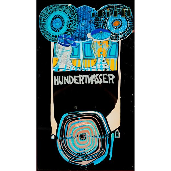 Friedensreich Hundertwasser World Tour 1975 Poster