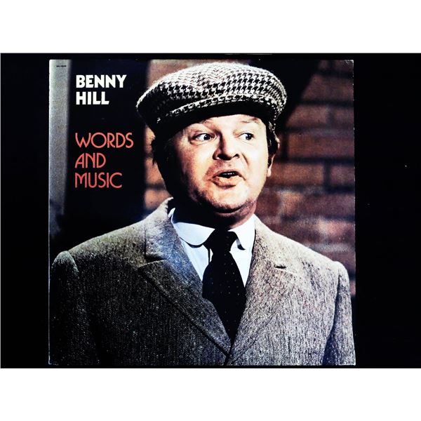 Benny Hill Words and Music Stereophonic Vinyl LP Album Capitol Records 1982