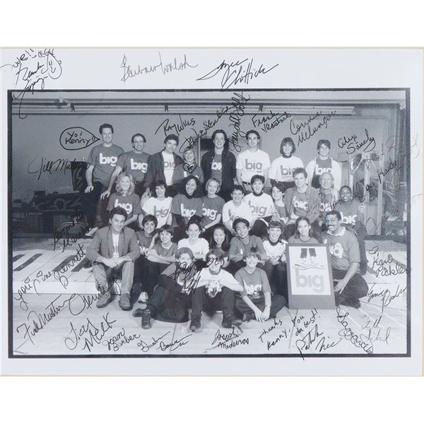 Big: The Musical (1996) Multi-Signed Original Broadway Cast Production Photograph