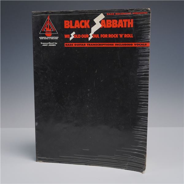 Black Sabbath Bass Transcriptions Book, Sold Our Soul for Rock n Roll
