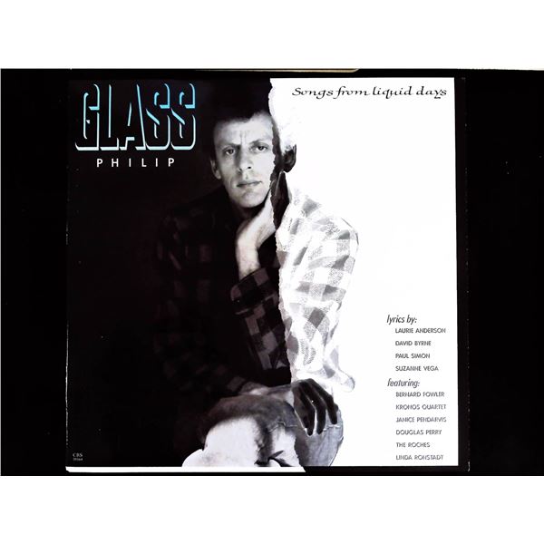 Philip Glass Songs From Liquid Days 1986 Vinyl LP CBS Records FM 39564