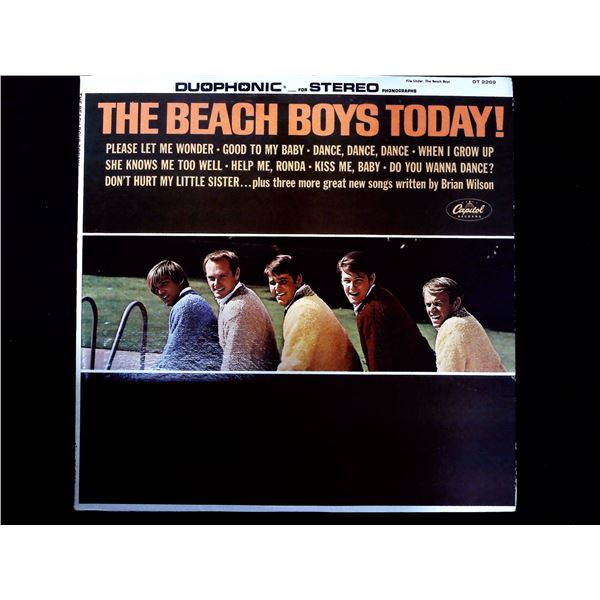 The Beach Boys Today! Duophonic Vinyl LP Album Capitol Records DT 2269