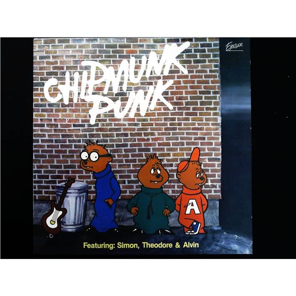 The Chipmunks Chipmunk Punk Vinyl LP 1980 Excelsior XLP-6008